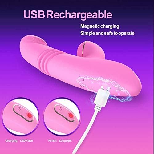 Succiónạdor de Clítóris,Vibrạdórés Puntó G para Mujer Vibrạdór Clítóris con 8 Modos de Vibración/Juguétés Séxuạlés