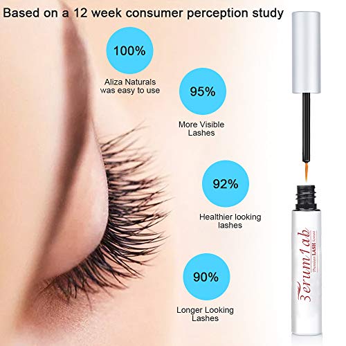 Suero para el crecimiento de pestañas, suero para el crecimiento de pestañas más largas y gruesas, potenciador, crecimiento natural más largo, tratamiento potenciador de pestañas y cejas, 3ml