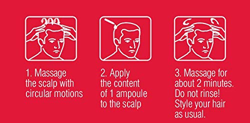 Suero para el crecimiento del cabello Seboradin Forte, sérum anticaída del cabello, tratamiento para el debilitamiento y la pérdida de cabello crónica, con extractos naturales y vitaminas, 14 ampollas de 5,5 mililitros cada una