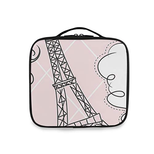 SUGARHE Garabatos Marcos Estilo Francés Rococó Linterna Barroca Mademoiselle,Neceser Maquillaje,Bolsa Cosméticos Organizador Brochas Maquillaje Estuches Portátil