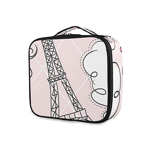 SUGARHE Garabatos Marcos Estilo Francés Rococó Linterna Barroca Mademoiselle,Neceser Maquillaje,Bolsa Cosméticos Organizador Brochas Maquillaje Estuches Portátil