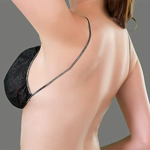 Sujetador supersuave desechable, 50 unidades, talla única, ropa interior desechable en el salón de spa, playa, vacaciones, hospitales, emergencias y hospitales