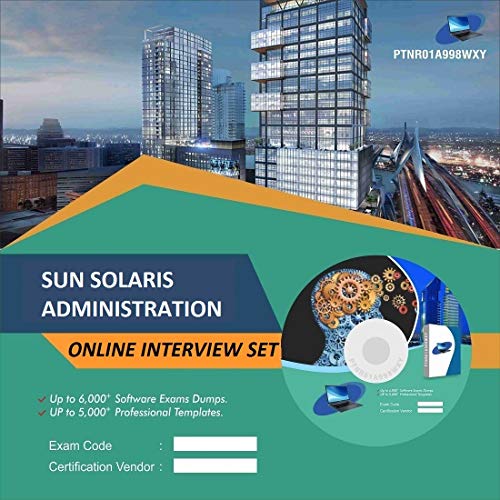 SUN SOLARIS ADMINISTRATIONComplete Unique Collection All Latest Inteview Questions & Answers Video Learning Set (DVD)