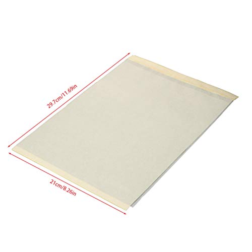 Sunine - 5 unidades de papel de transferencia de tatuaje térmico transferencia de carbono para tatuaje, copia de carbono, papel de calco de tatuaje, accesorios de alimentación