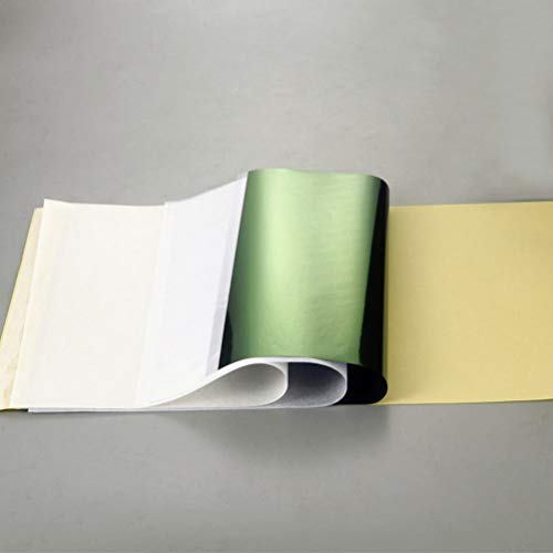 Sunine - 5 unidades de papel de transferencia de tatuaje térmico transferencia de carbono para tatuaje, copia de carbono, papel de calco de tatuaje, accesorios de alimentación