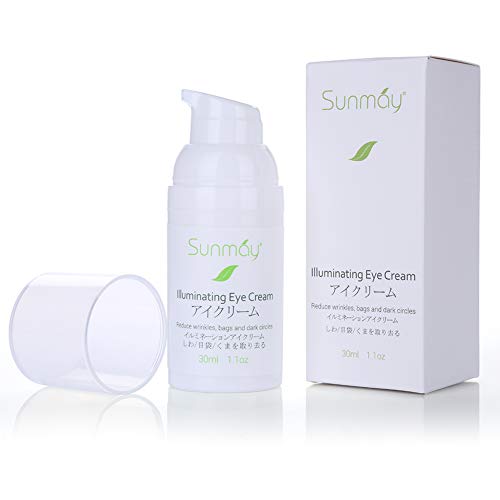 SUNMAY Crema de Ojos Contorno de Ojos Antiarrugas Anti-edad para Ojeras, Bolsas, patas de gallo e hinchazón - 30ml