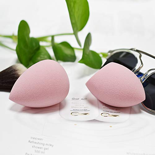 SUNMAY Esponja para maquillaje facial, esponja maquillaje sin látex para aplicar maquillaje, corrector, polvo, crema y colorete (Forma 2)