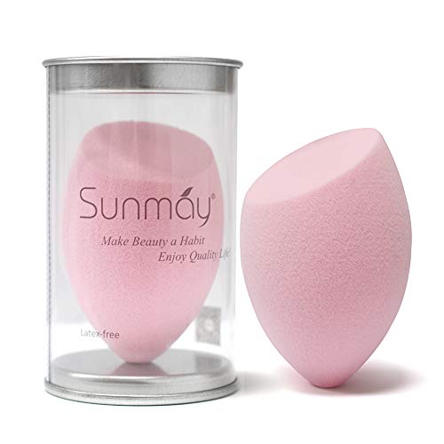 SUNMAY Esponja para maquillaje facial, esponja maquillaje sin látex para aplicar maquillaje, corrector, polvo, crema y colorete (Forma 2)