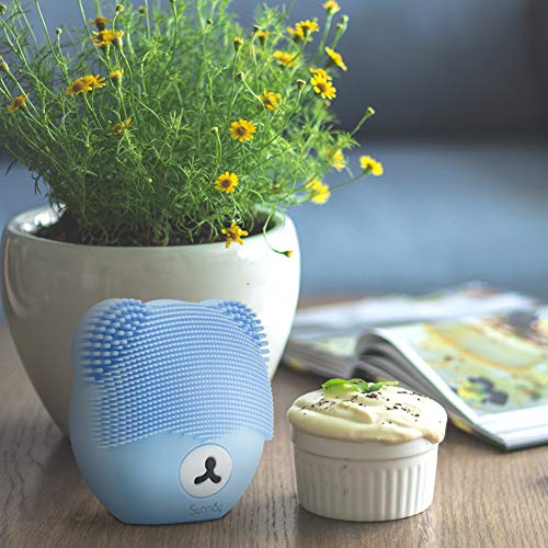 【Sunmay Youth】SUNMAY Cepillo de Limpieza Facial, Antibacteriano Silicona Recargable Masajeador Facial y Dispositivo de Cuidado de la piel