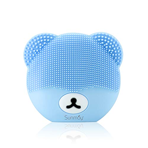 【Sunmay Youth】SUNMAY Cepillo de Limpieza Facial, Antibacteriano Silicona Recargable Masajeador Facial y Dispositivo de Cuidado de la piel