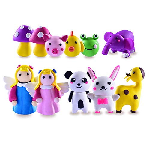 SUNNOW Arcilla Polimérica, 46 Colores Horno Bake Modelado de arcilla Craft Segura y No Tóxica DIY Modelado Craft Set y Accesorios de Arcilla en la caja de Almacenamiento Doble, Regalo Ideal para Niños