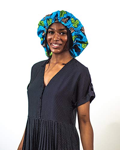 SUNSET – Gorro Nocturno Con Interior De Satén/Charlotte Indispensable Para El Cuidado Del Cabello Y Los Peinados Protectores Para Todo Tipo De Cabello (Afro/Rizado, Liso y Locks)