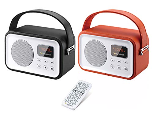 Sunstech RPBT450BK - Radio de diseño Retro con Bluetooth, Color Negro