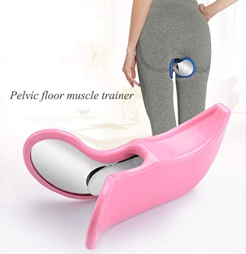 Súper Kegel, el Muslo de la Cadera Baja formación de rehabilitación de los músculos pélvicos for ejercitar Las Caderas Bordo pélvica Equipo de la Aptitud del Ejercicio (Color : Pink)
