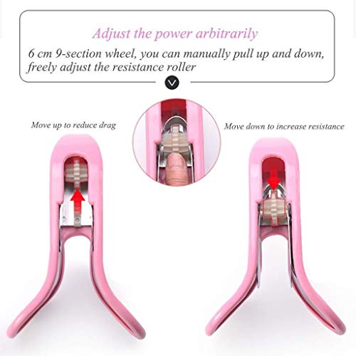 Súper Kegel, el Muslo de la Cadera Baja formación de rehabilitación de los músculos pélvicos for ejercitar Las Caderas Bordo pélvica Equipo de la Aptitud del Ejercicio (Color : Pink)