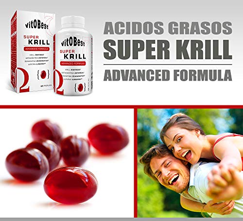 Super Krill - Cápsulas Aceite de Krill - 60 Perlas - Vitobest