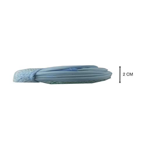 Superdiver Cesta plegable infantil de tela con asas para ropa sucia y juguetes, diseño Mickey Mouse de Disney 36x36x58 centímetros color azul