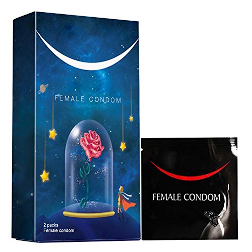 Supererm Preservativo 2 unidades por paquete, preservativo para mujer profilácticos femeninos de látex cómodo, fino, 100% suave y de elasticidad de alta calidad