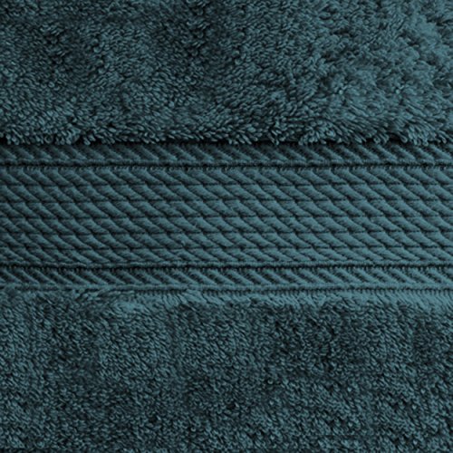 Superior 900GSM TL Juego de Toallas de baño de algodón Egipcio de 900 g, Color Verde Azulado, 100% Peinado, 2PC Bath Towel