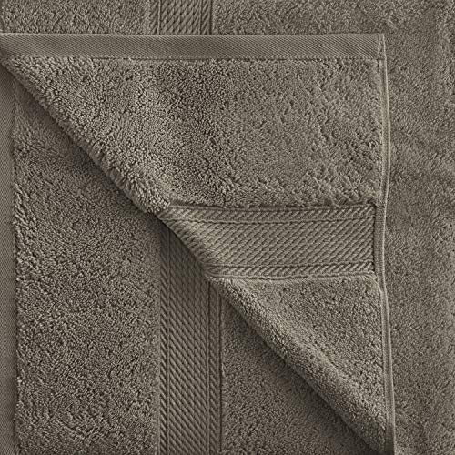 Superior - Juego de Toallas de baño de algodón de 900 g/m2, Color carbón, 2 Piezas