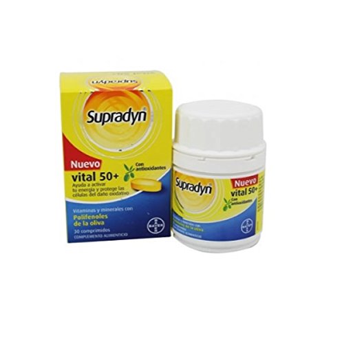 Supradyn Vital 50+ - 50 gr, 30 Comprimidos