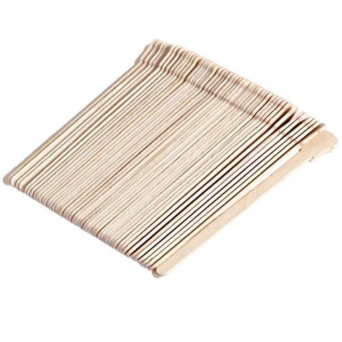 SUPVOX 300 unidades de cera de madera para la depilación con cera para cejas y cejas (color de madera original)