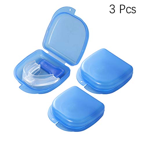 SUPVOX Ferula Dental Anti Ronquidos Dientes Guardia Nocturna Tapón de La Boca del Sueño Protector Dental Para Dientes 3 unids