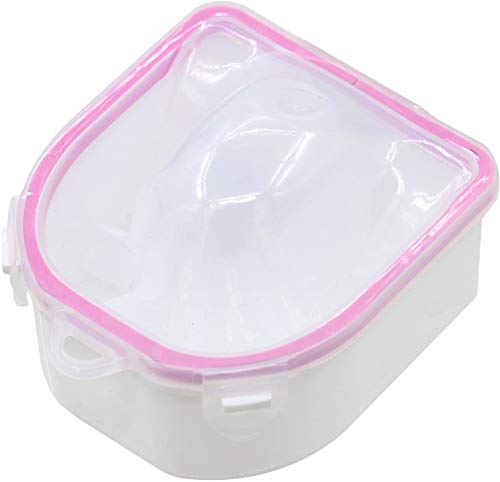 Surfilter Nail SPA Resistente a la acetona Remojo Recipiente de agua tibia Manicura Recipiente para uñas Herramienta de tratamiento de manicura - Color aleatorio (Stye 2)