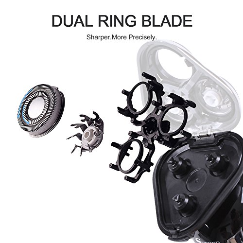 SURKER Cabezales de Afeitadora Electrica Hombre RSCX-9588/RSCX-9598Cabezal Rotatorio de Recambio