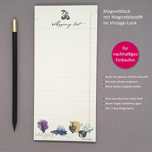 Susi Winter Design & Paper 18033 Shopping List - Portaminas magnético