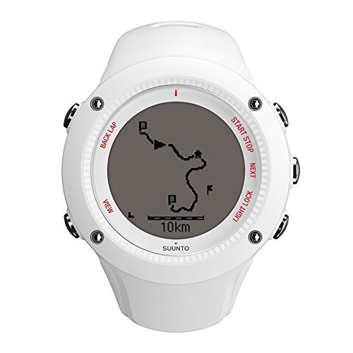 Suunto - Ambit3 Run HR - SS021259000 - Reloj GPS Multideporte + Cinturón de frecuencia cardiaca (Talla M) - Sumergible 50 m - Blanco