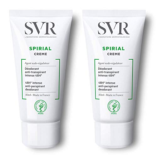 Svr – Crema desodorante antitranspirante intensa 48 h 2 x 50 ml Spirial Svr