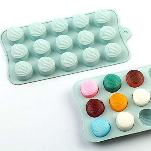 SWHV Moldes de Silicona 3D para Chocolate, Utensilios para Hornear, Herramientas para Decorar Pasteles, Caramelo de Fondant, Molde de Silicona (Color : CB-12)