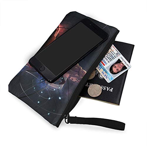 Sword Art Online Monederos lindos de la lona monedero pequeño monedero de la cremallera, mini bolso cosmético femenino