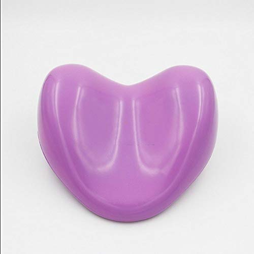 SXFYHXY Almohada de bañera Cojín de Respaldo de bañera en Forma de corazón para apoyarse en una bañera elíptica Cuadrada con ventosas Almohada de baño,Púrpura