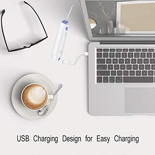 SXFYMWY Hilo de Agua eléctrica portátil USB de Carga casero Inteligente Impermeable irrigador Oral Adecuado para Viajar