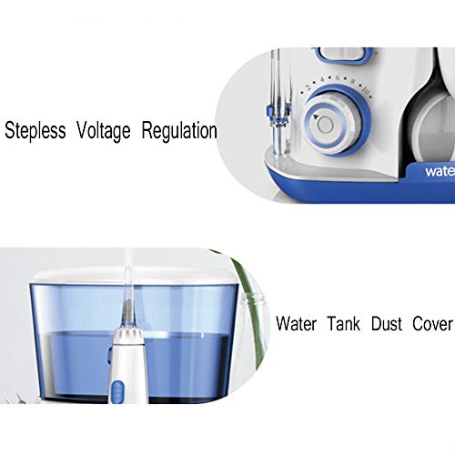 SXFYMWY Hilo de Agua eléctrico con 5 boquillas giratorias y 800ml Tanque de Agua de Gran Capacidad portátil casero irrigador Oral,Pink,163x125x212mm