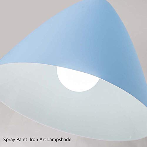 SXFYWYL Araña Colgante nórdico Luz Macaron Lámpara Colgante Simplicidad Luminaria E27 Lobby Sala de exposiciones Club de Ocio,d:28cm