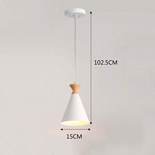 SXFYWYL Candelabro Moderno Lámpara Colgante Nordic Macaron Lámpara Colgante Una o Tres Cabezas Accesorios de iluminación Lobby Sala de exposiciones Club de Ocio,Singlehead