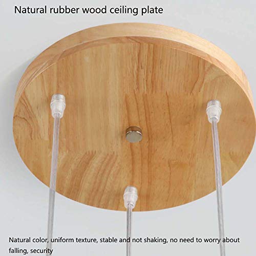 SXFYWYL Candelabro Moderno Lámpara Colgante Nordic Macaron Lámpara Colgante Una o Tres Cabezas Accesorios de iluminación Lobby Sala de exposiciones Club de Ocio,Singlehead