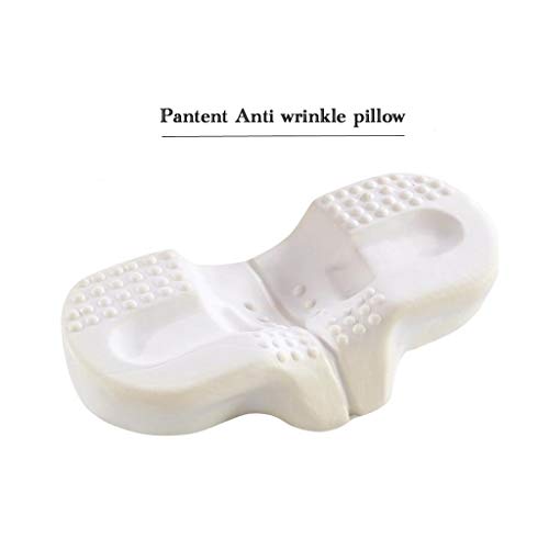 SXY Espuma de Memoria Almohada Antiarrugas Curva ergonómica Mejore Las Almohadas para Dormir Soporte cóncavo Cuello del reposacabezas (Color : Pink)