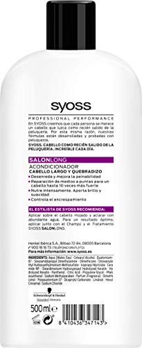 Syoss - Acondicionador Salon Long - 500ml