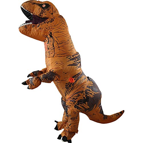 T-Rex Inflatable Dinosaur Mascot Party Costume Fancy Dress Cosplay Outfit Adult …