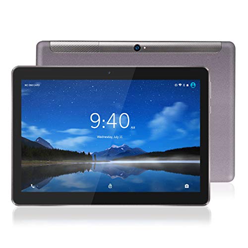 Tablet 10 Pulgadas 4G LTE WiFi BEISTA-Tableta Android 9.0,4GB RAM 64GB Memoria,2GHz CPU de alta velocidad,Ocho nucleos,GPS Tpye-C,Dobles SIM y TF,Cuerpo de metal-Gris