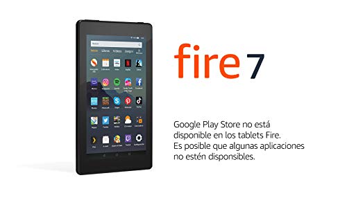 Tablet Fire 7, pantalla de 7'', 16 GB (Negro) - Incluye ofertas especiales