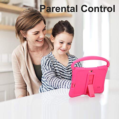 Tablet para niños, Foren-Tek 7 pulgadas Android 9.0 Tablet para niños, 2 GB + 32 GB, modo infantil preinstalado, WiFi Android, funda a prueba de niños