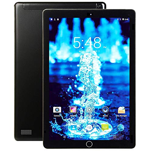Tableta 10.1 Pulgadas Pantalla HD IPS Android 9.0 - Tablet 4G con 2 Ranuras para Tarjetas SIM 3GB RAM 32GB de Memoria Quad Core Batería 8000mAh, WiFi, Bluetooth, GPS, OTG