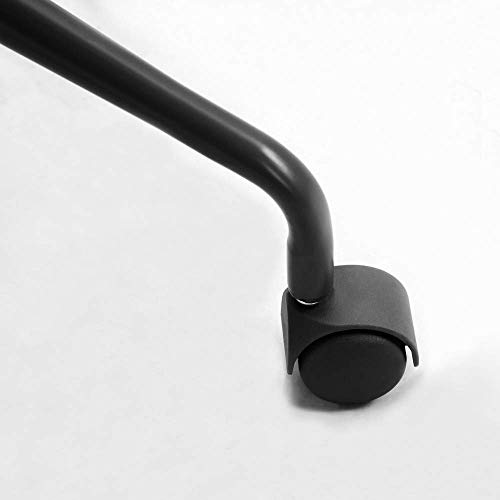 Taburete Giratorio, Altura Ajustable Balanceo Hidráulico De Heces, Redacción Taburete Con Ruedas, Para Consulta De Enfermería Spas Salones De Belleza Dentistas Ministerio Del Interior (NUEVO, Negro)