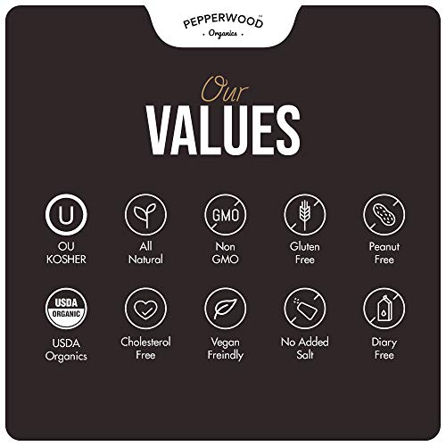 Tahini Integral Orgánico Molido con Piedra, Sin Cáscara, Sin Sal, Sin OGM, Sin Gluten, Kosher, Vegano, Orgánico, Sin Cacahuete, 330 g (Paquete De 2)