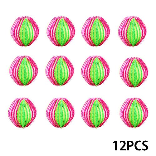 TAKEFUNS 12 pelotas para eliminar pelos de mascotas, no tóxicas, reutilizables, para secadora, para ahorrar tiempo de secado de ropa para la lavandería, lavadora.